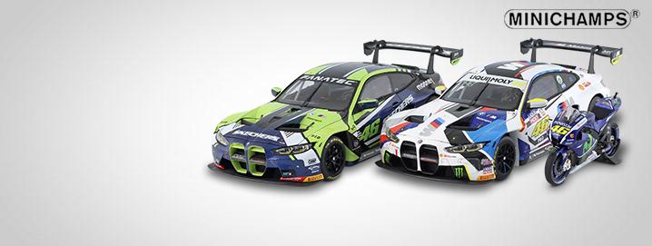 瓦伦蒂诺·罗西 (Valentino Rossi) 
由 Minichamps 制造 BMW M4 GT3 专为 ck 车型打造